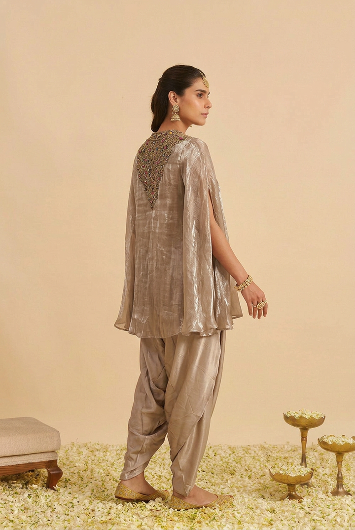 Embellished Silk Elegance