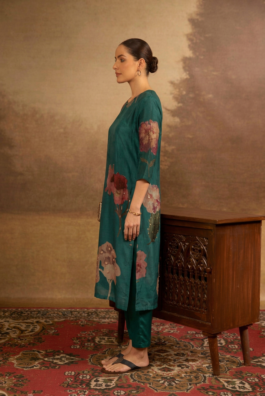 Embellished Silk Luxe