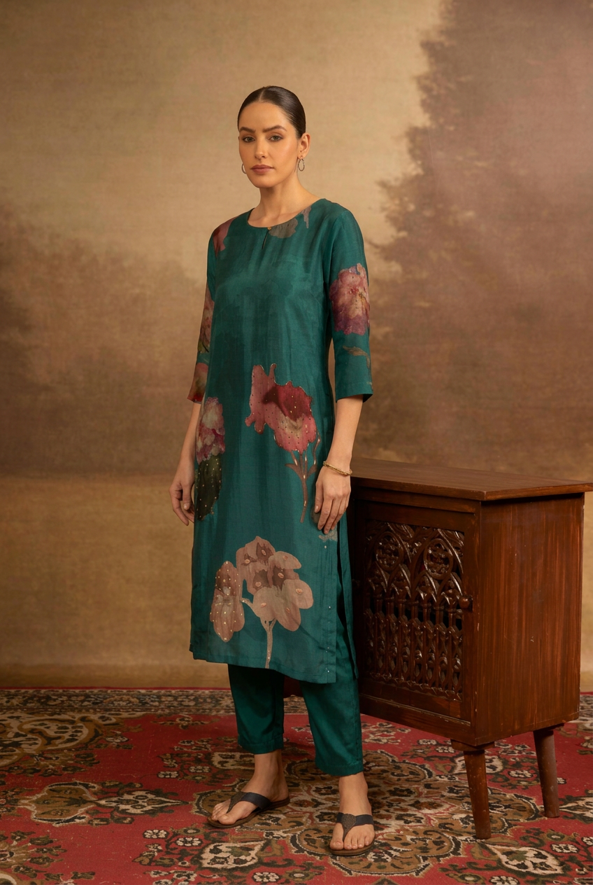 Embellished Silk Luxe