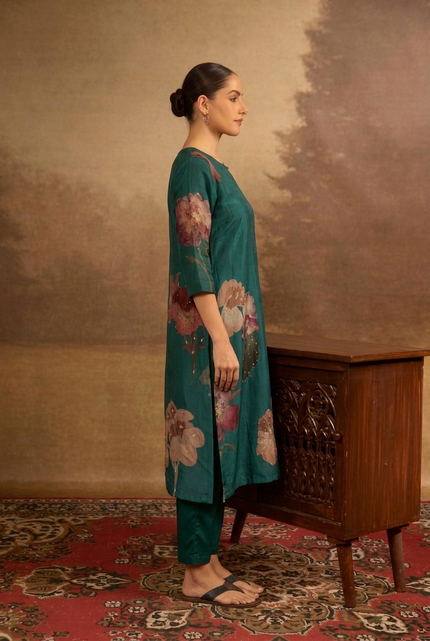 Embellished Silk Luxe