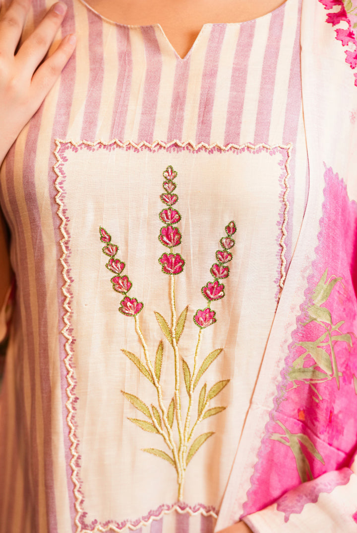 Printed Linen Kurta