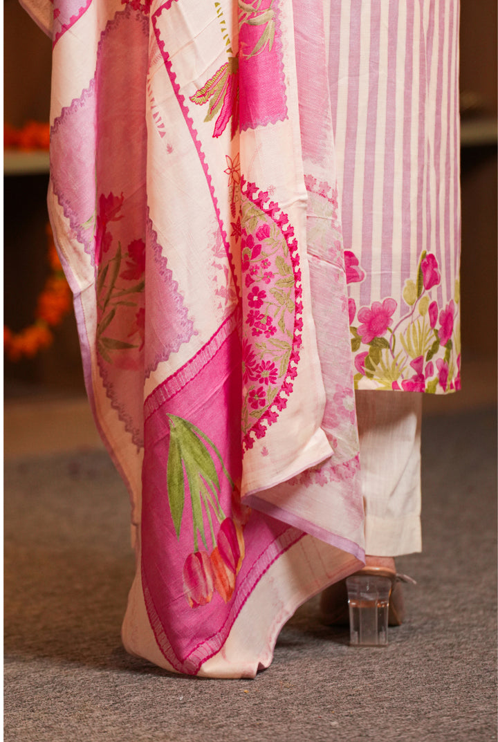 Printed Linen Kurta