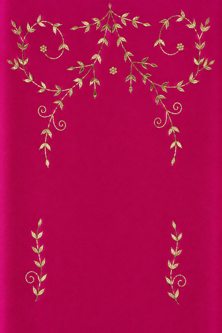 Tussar silk Saree with Gota Patti work.