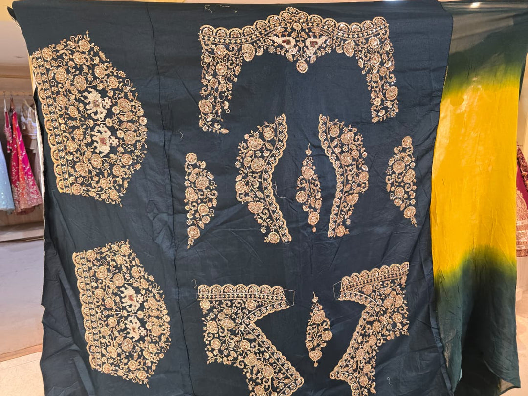 Powerloom Bandhej Georgette Saree