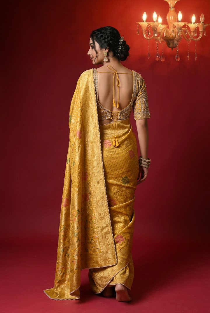 Bandhej Georgette Saree
