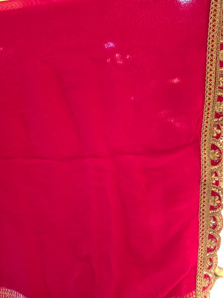 Bandhej Georgette Saree
