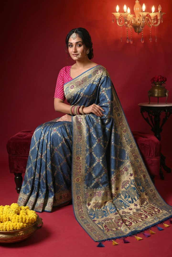Banarasi  Georgette Saree