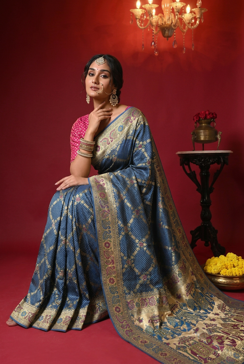Banarasi  Georgette Saree