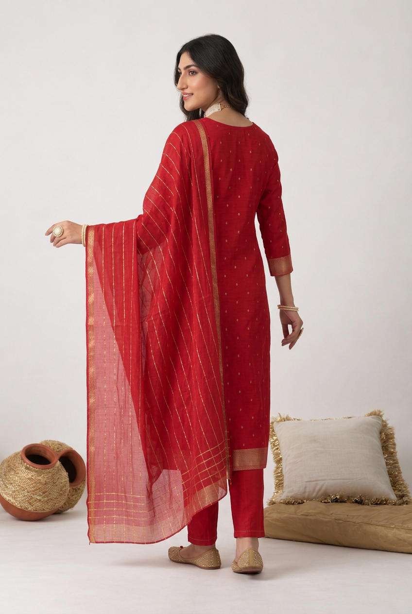 Banarasi Chanderi Suit