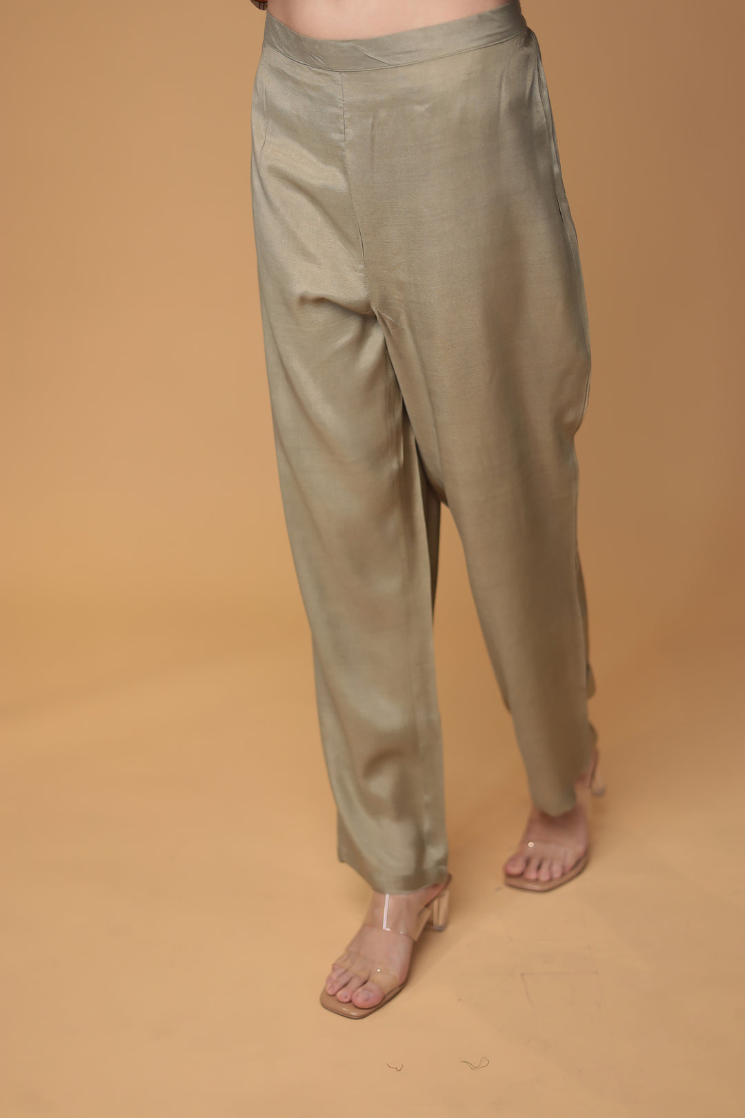 Silk Suit  with Thread, Zardozi work.