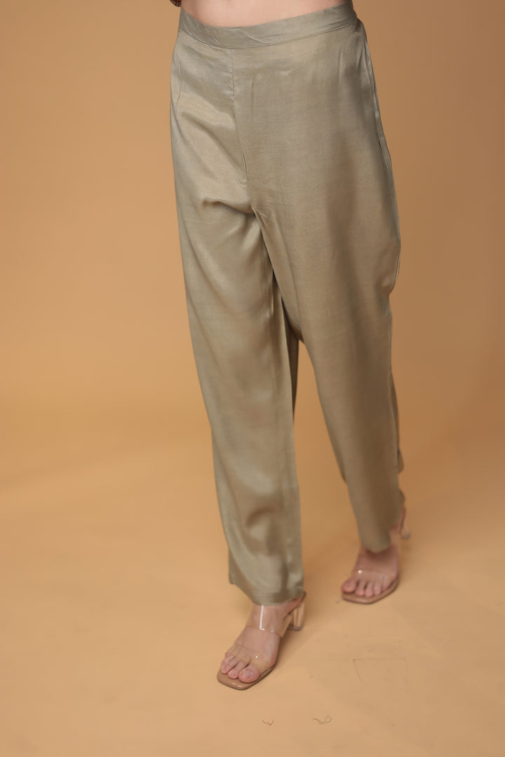 Silk Suit  with Thread, Zardozi work.