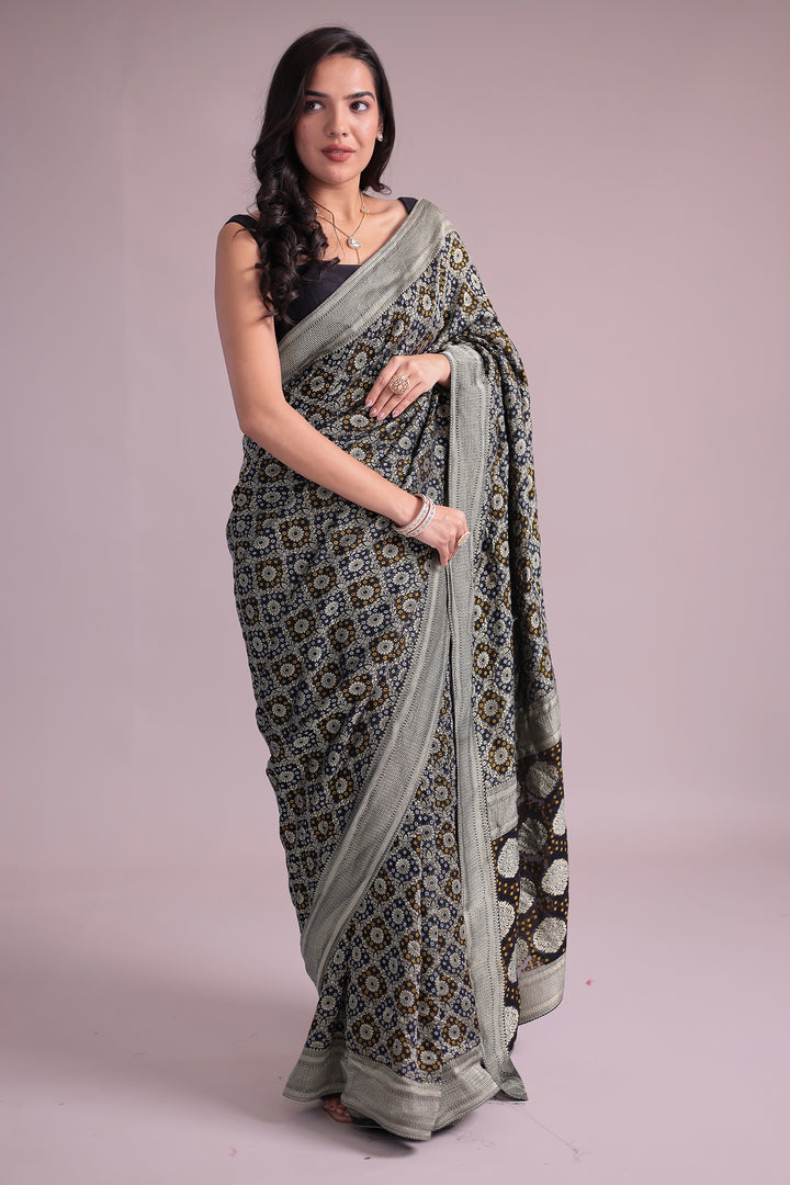 Black Handloom Saree Online