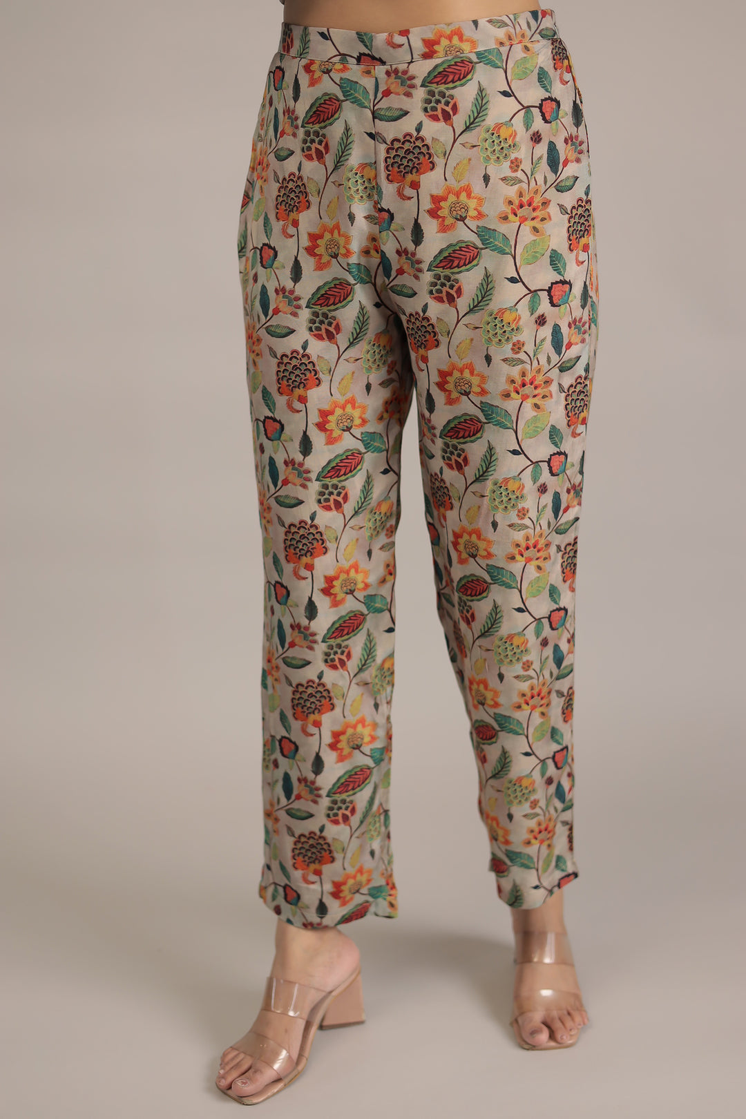 Printed Silk Blend Co Ords Set