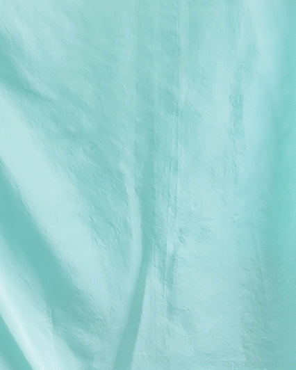 Powder Blue Floral Print Chiffon Saree