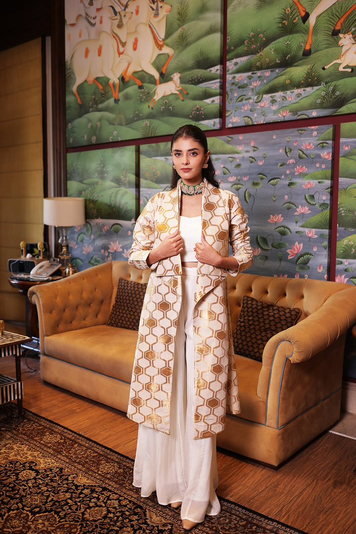 Brocade Ladies Coat Online