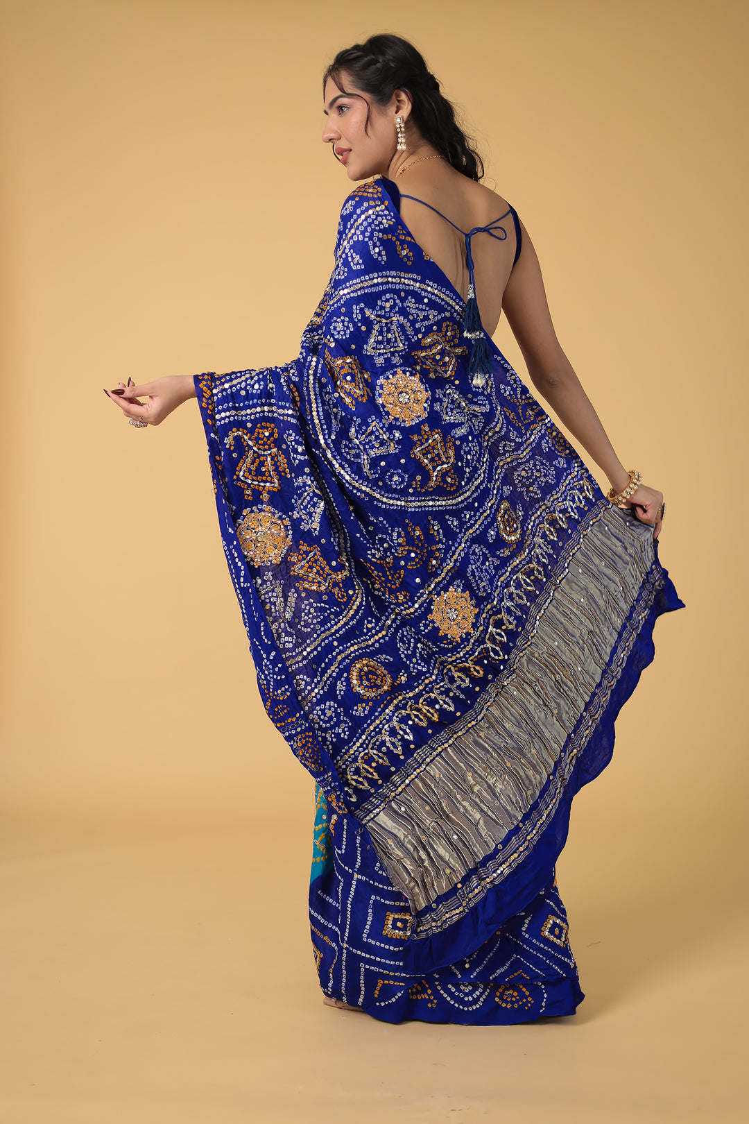 Blue Saree