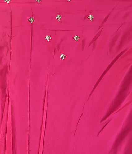 Shaded Chiffon Saree with Gota Patti work