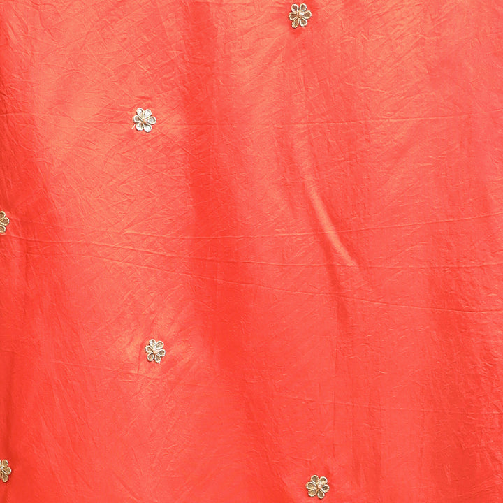 Chiffon Saree with Dori, Gota Patti, Sequins work
