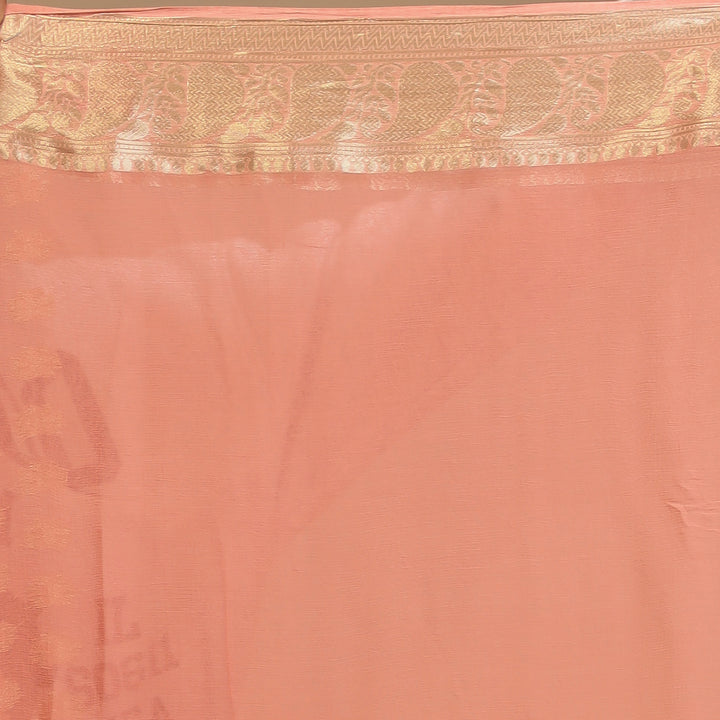 Weaving Banarasi Chiffon Saree