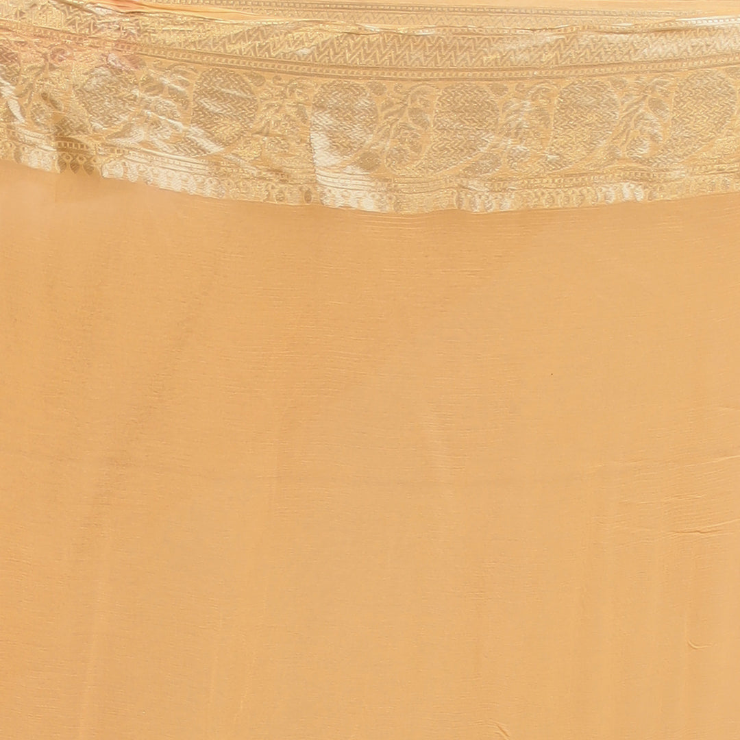 Weaving Banarasi Chiffon Saree