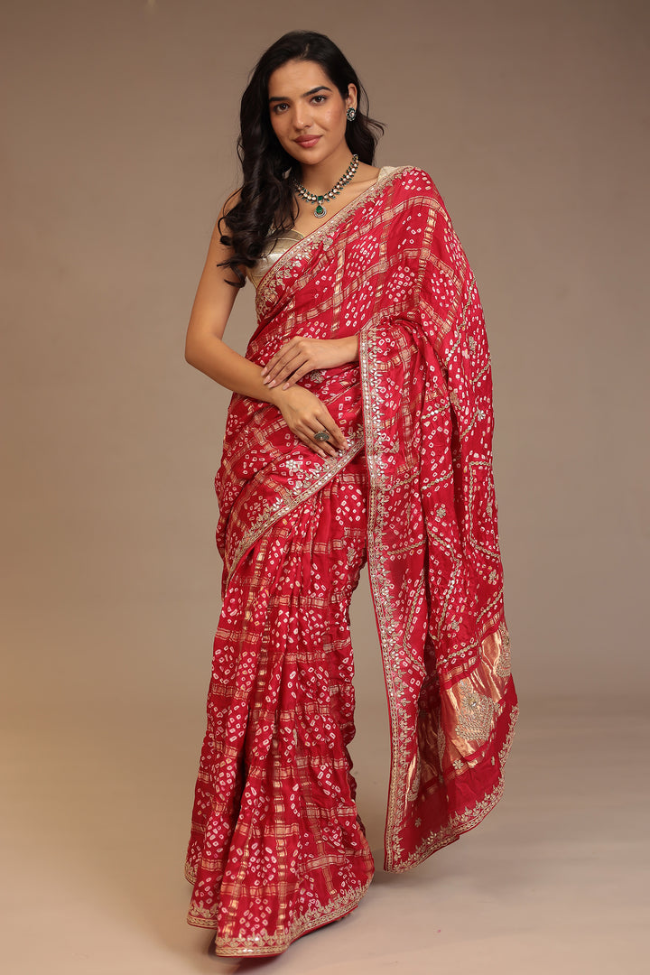 Bandhej Ghatchola Saree