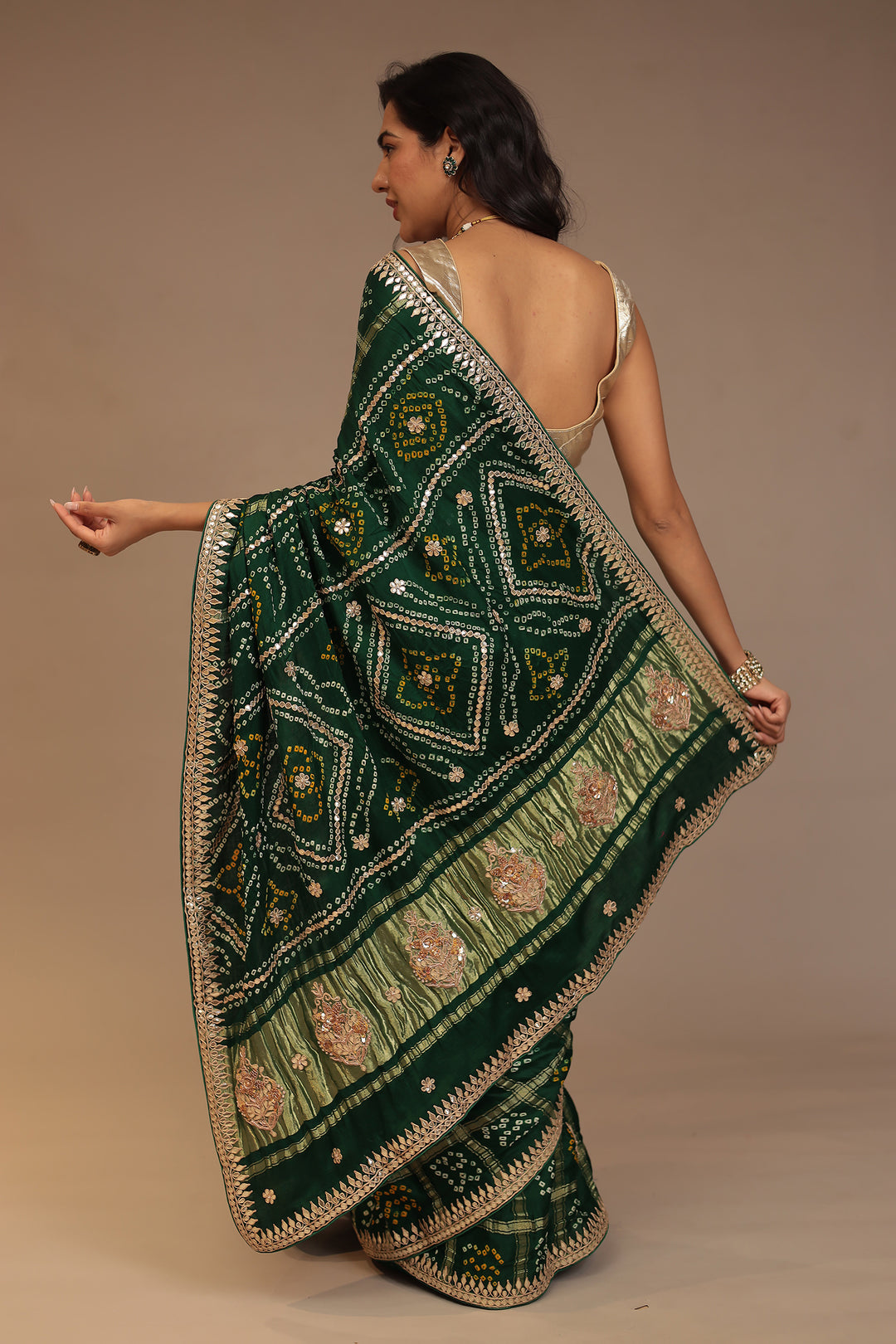 traditional Ghatchola Silk Saree