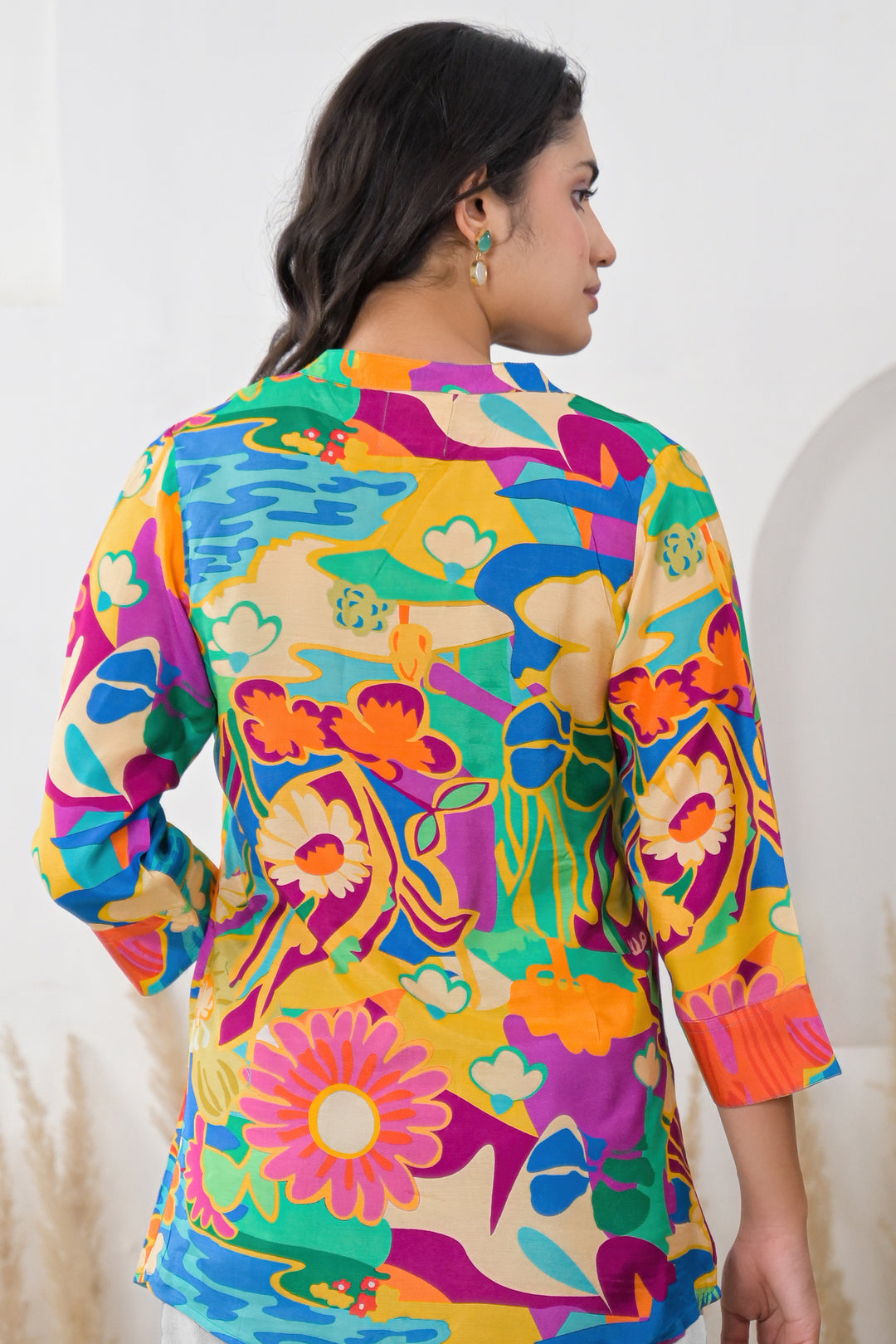 Digital Print Muslin Kurta