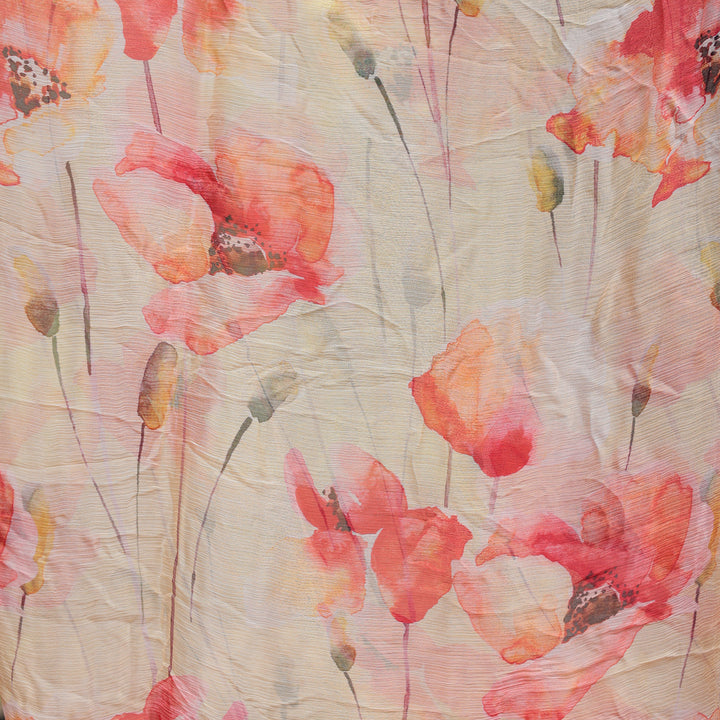 Digital Print Chiffon Saree