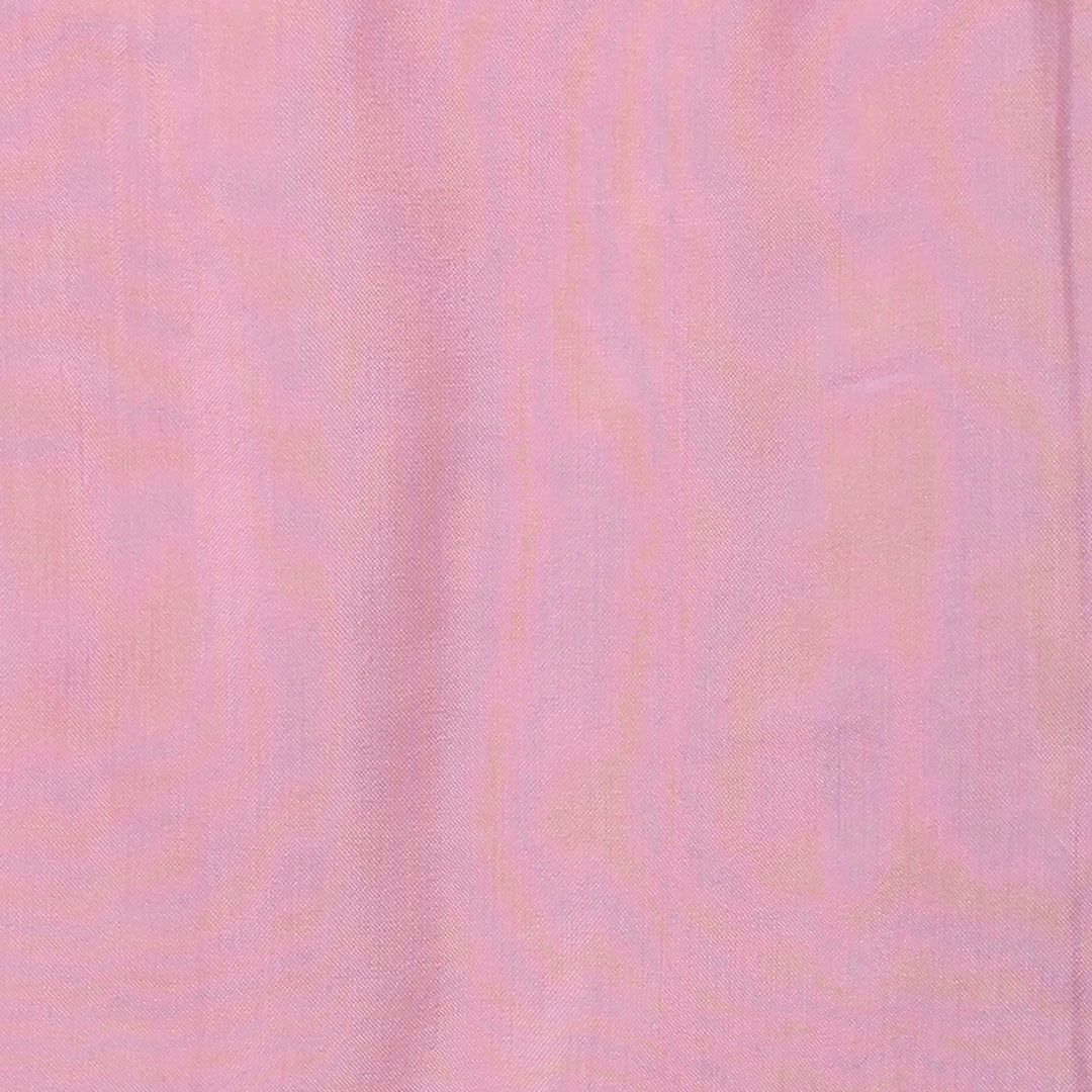 Silk Unstitched Suit with Aari and Gota Patti work