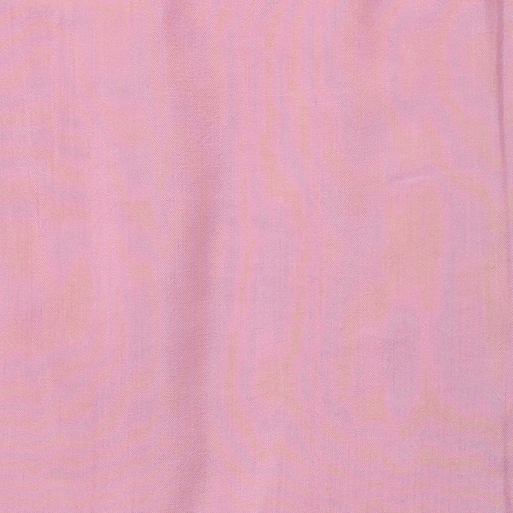 Silk Unstitched Suit with Aari and Gota Patti work