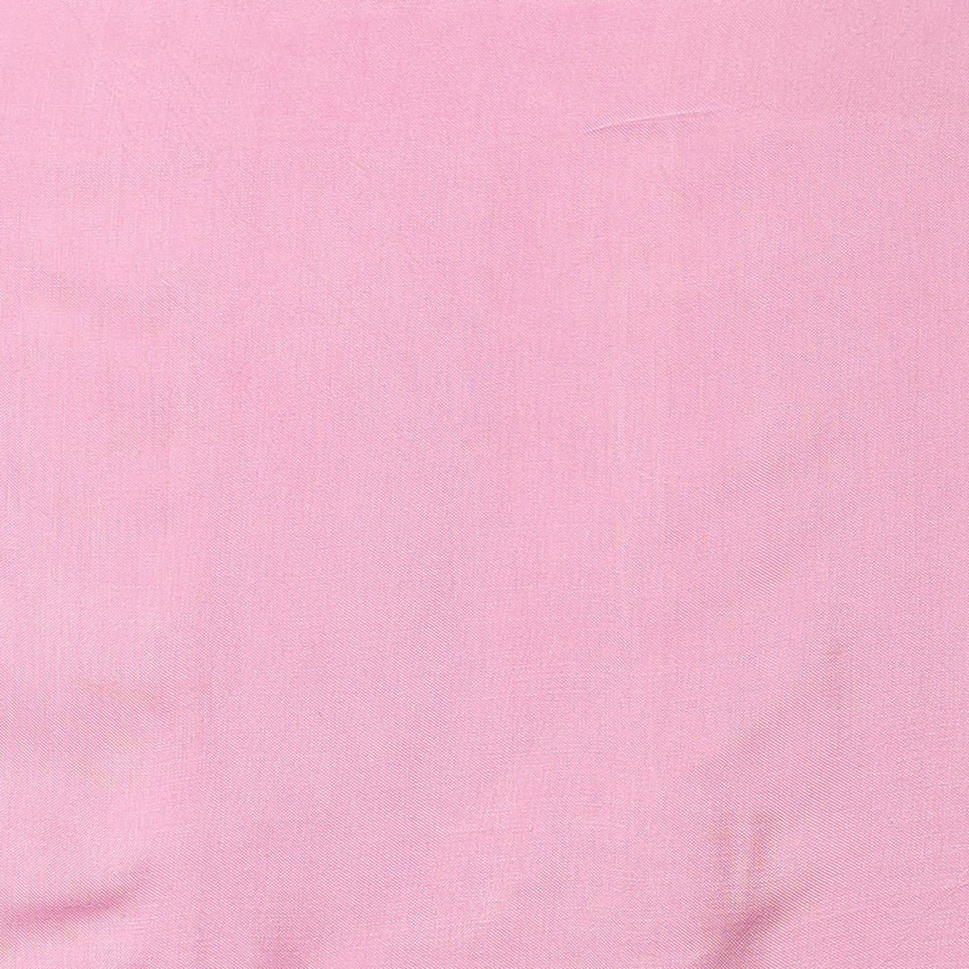 Silk Unstitched Suit with Aari and Gota Patti work