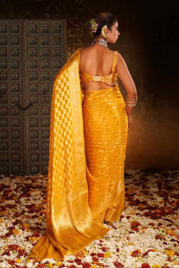 Hand Woven Georgette Saree