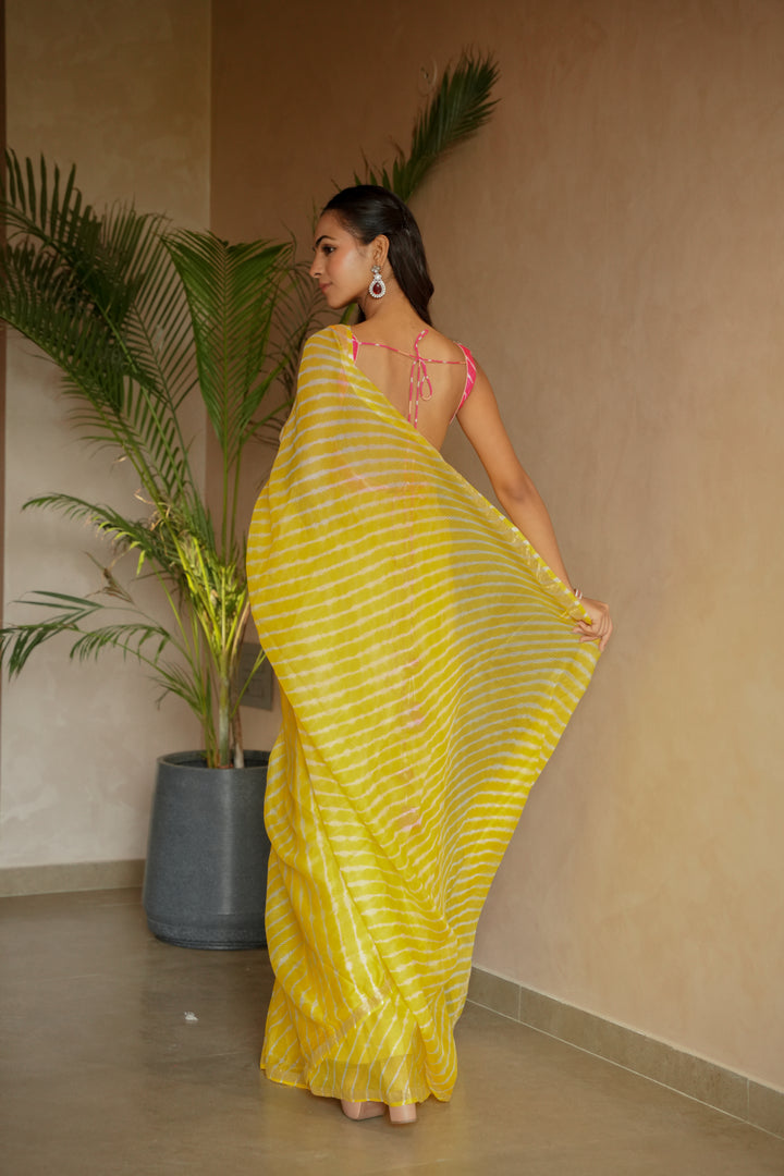 Leheriya Kota Silk Saree