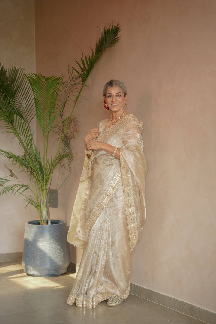  Brown Kota Silk Saree 