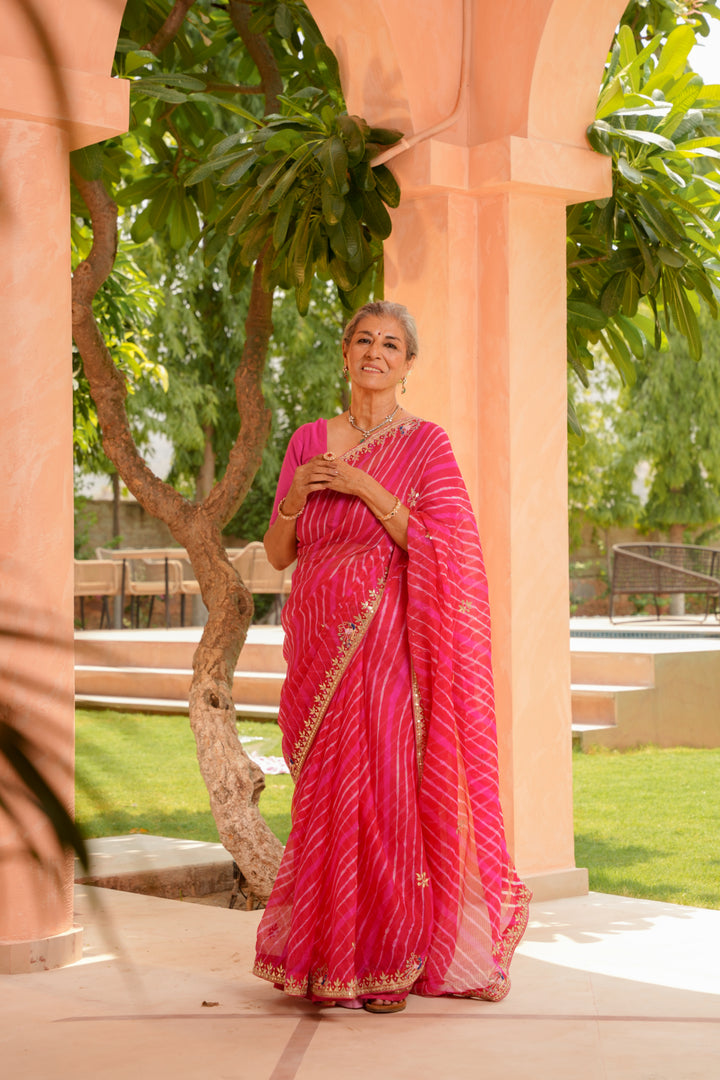 red saree