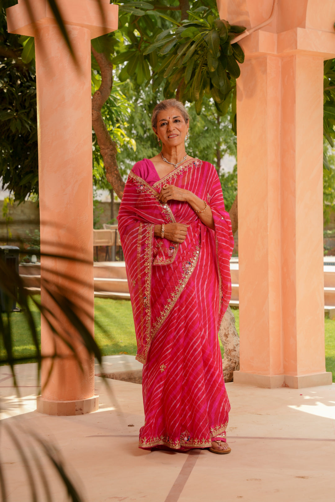 leheriya saree for women