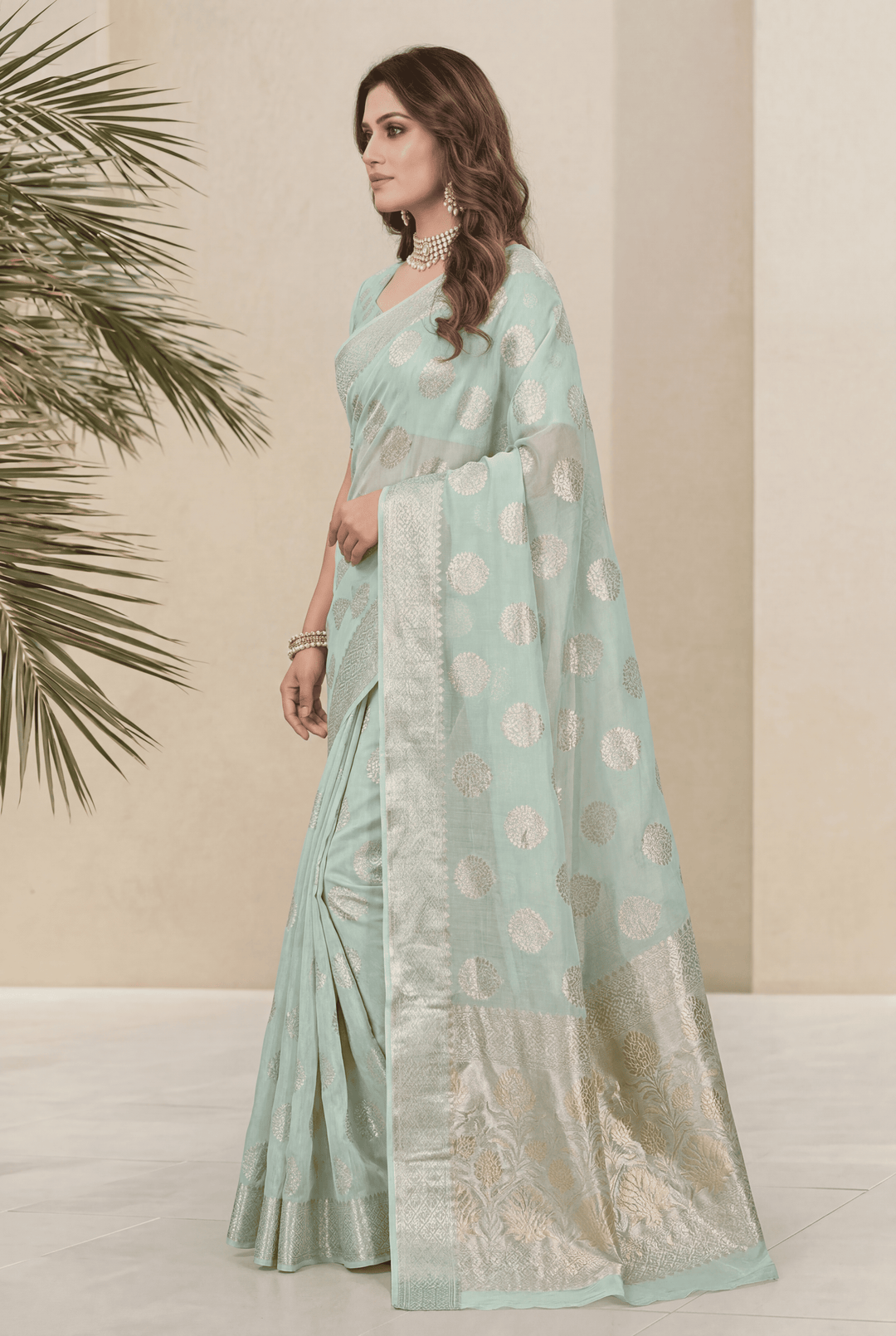 Banarasi Chinon Saree