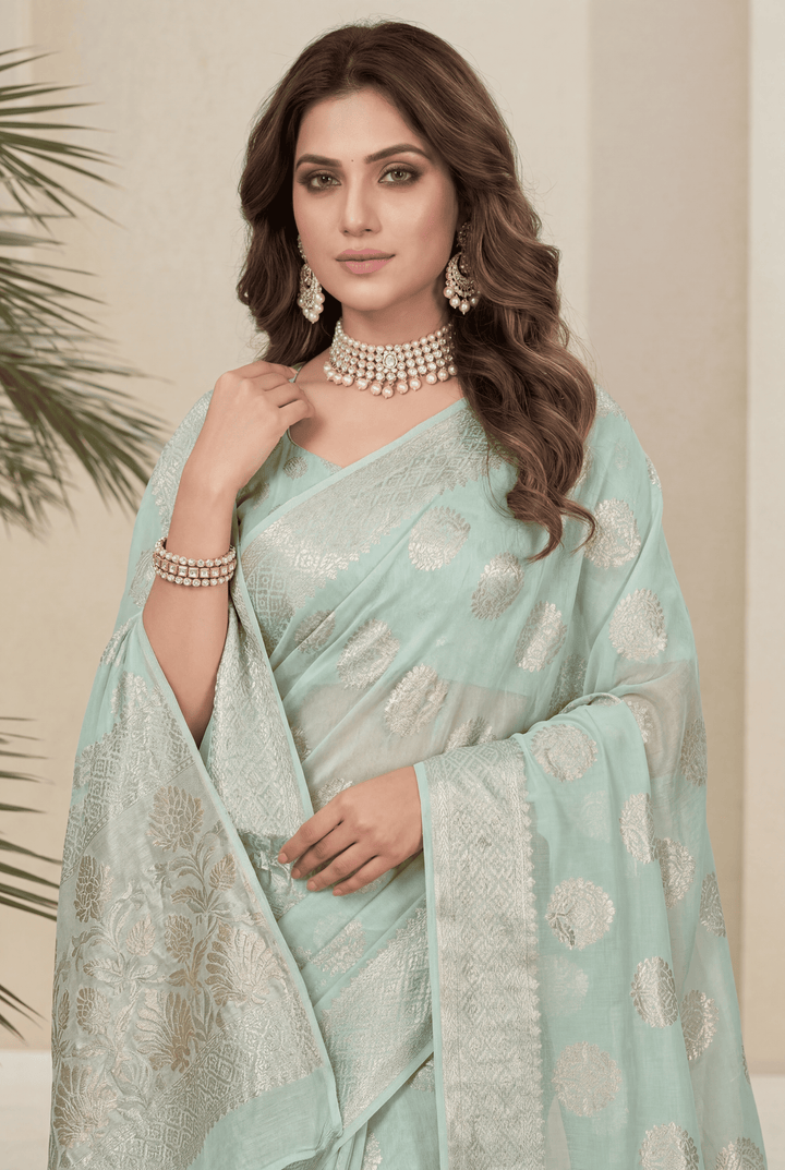 Banarasi Chinon Saree