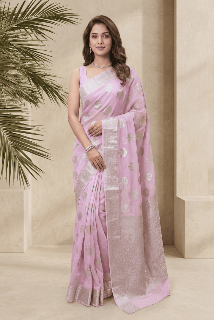 Banarasi Chinon Saree