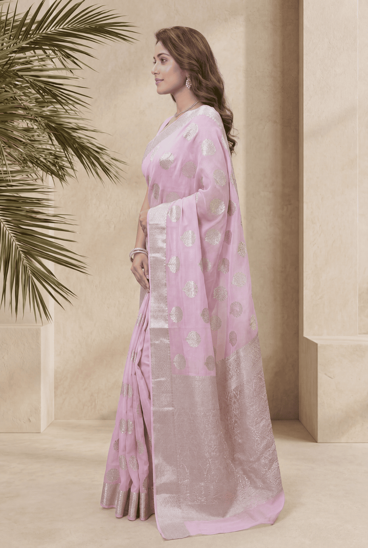 Banarasi Chinon Saree