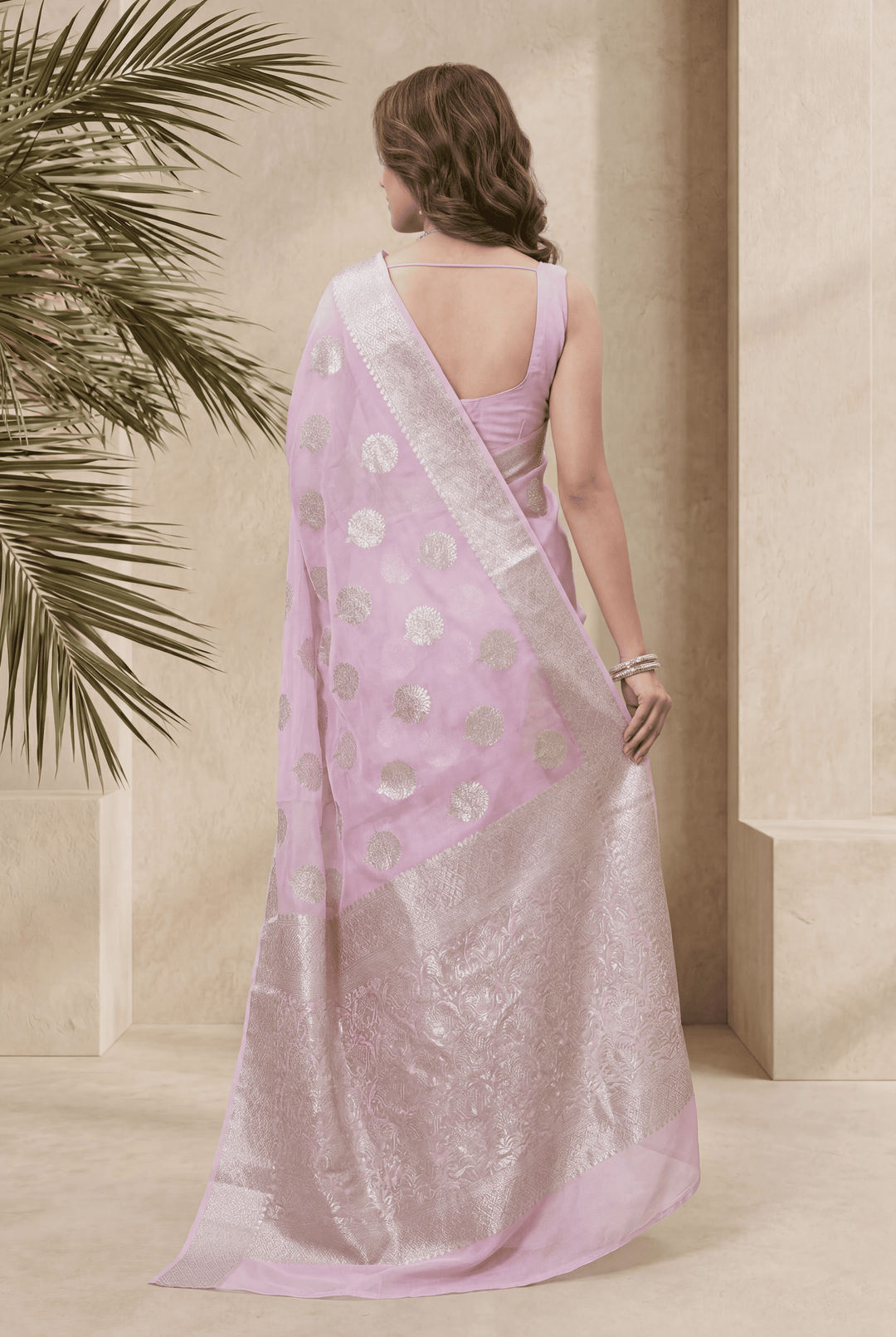 Banarasi Chinon Saree