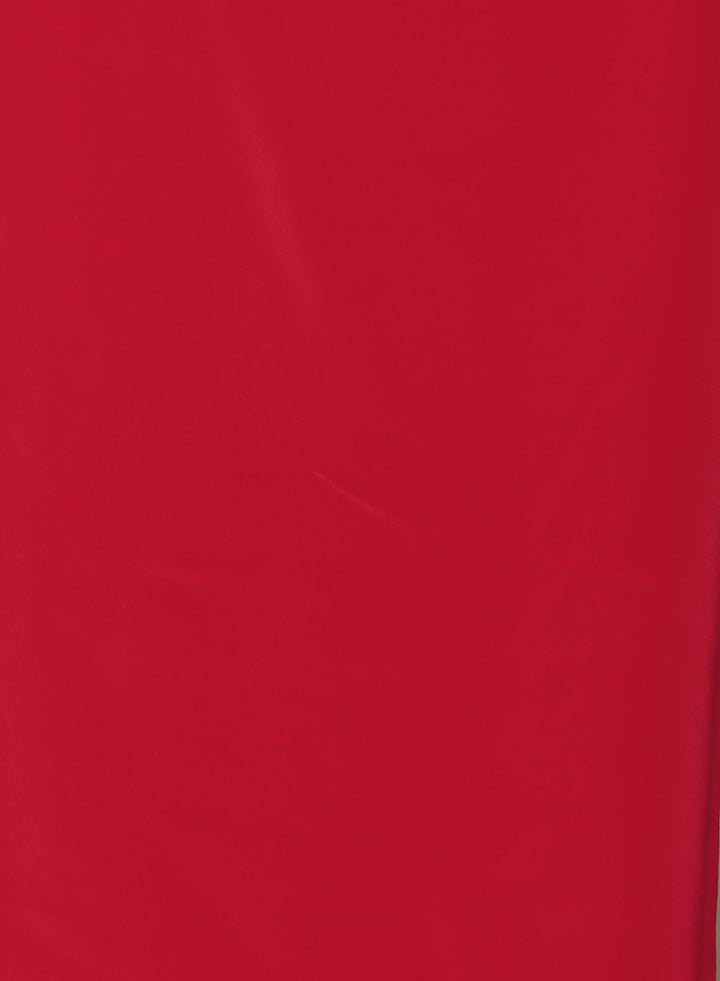 Bandhej Chinon Unstitched Suit with Dori, Gota, Gota Patti, Zardozi, Zari work.