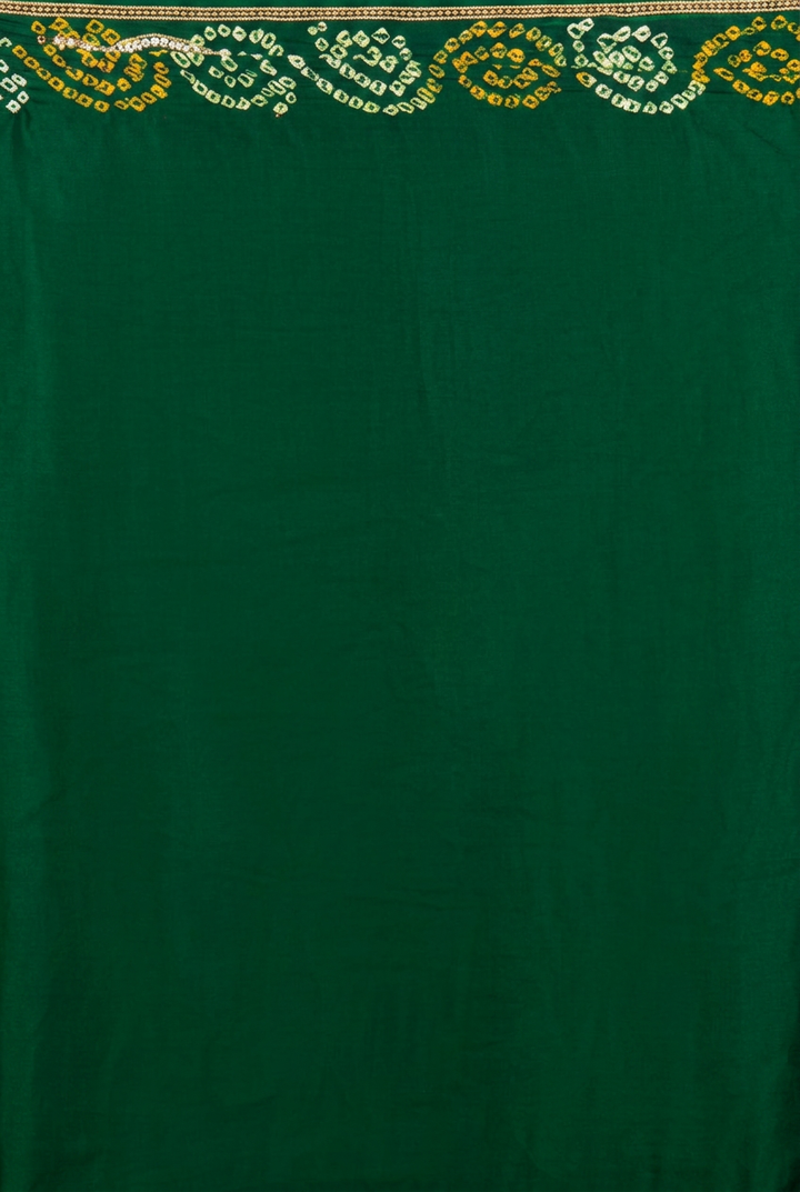 Bandhej Gajji Silk Saree