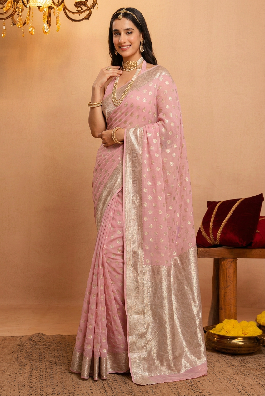 Banarasi Georgette Saree