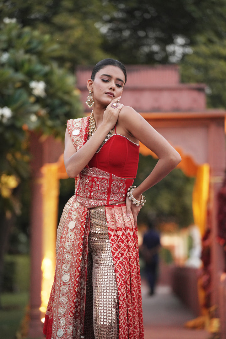 Pure Khaddi Georgette Saree with Silver Coin Work