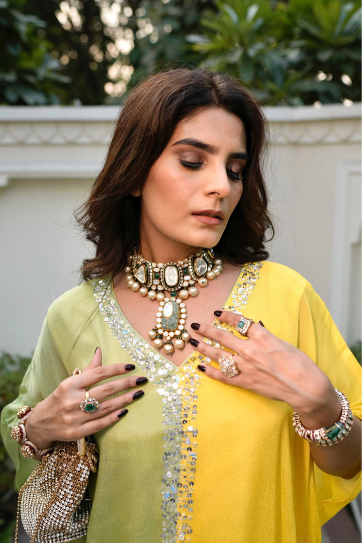 Chinon Indowestern with Embellished work.