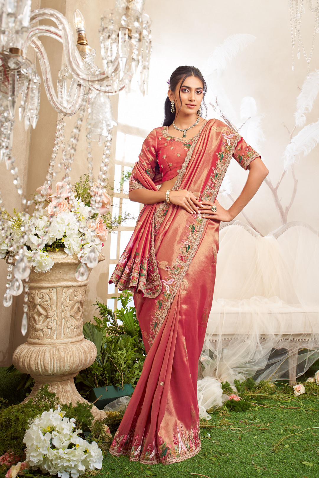Saree for Engagement Parties