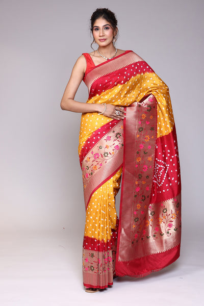 Bandhej Sarees - Buy Bandhej Sarees Online From Our Latest Collection ...
