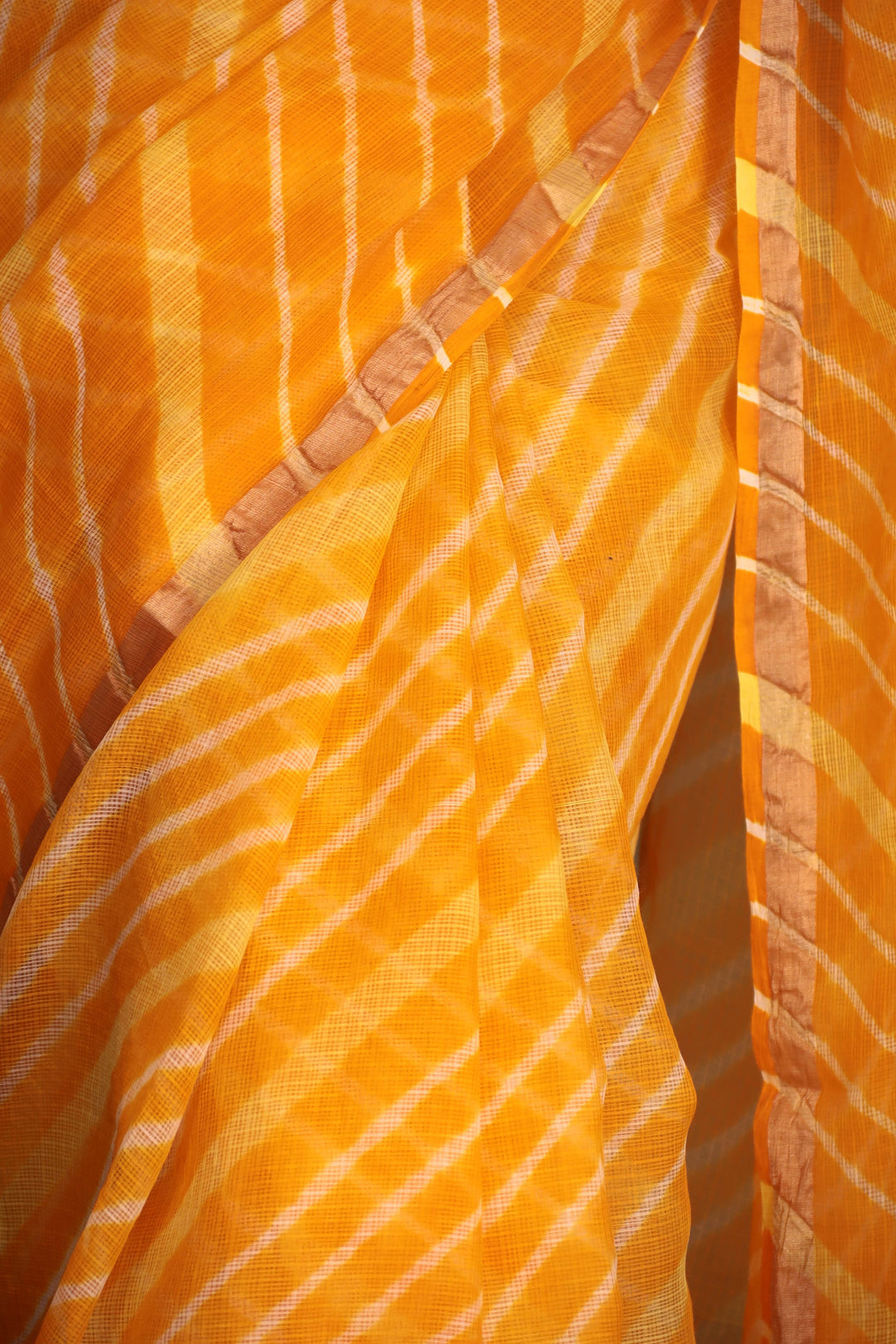 Kota Doria Cotton Leheriya Saree – Zari Jaipur