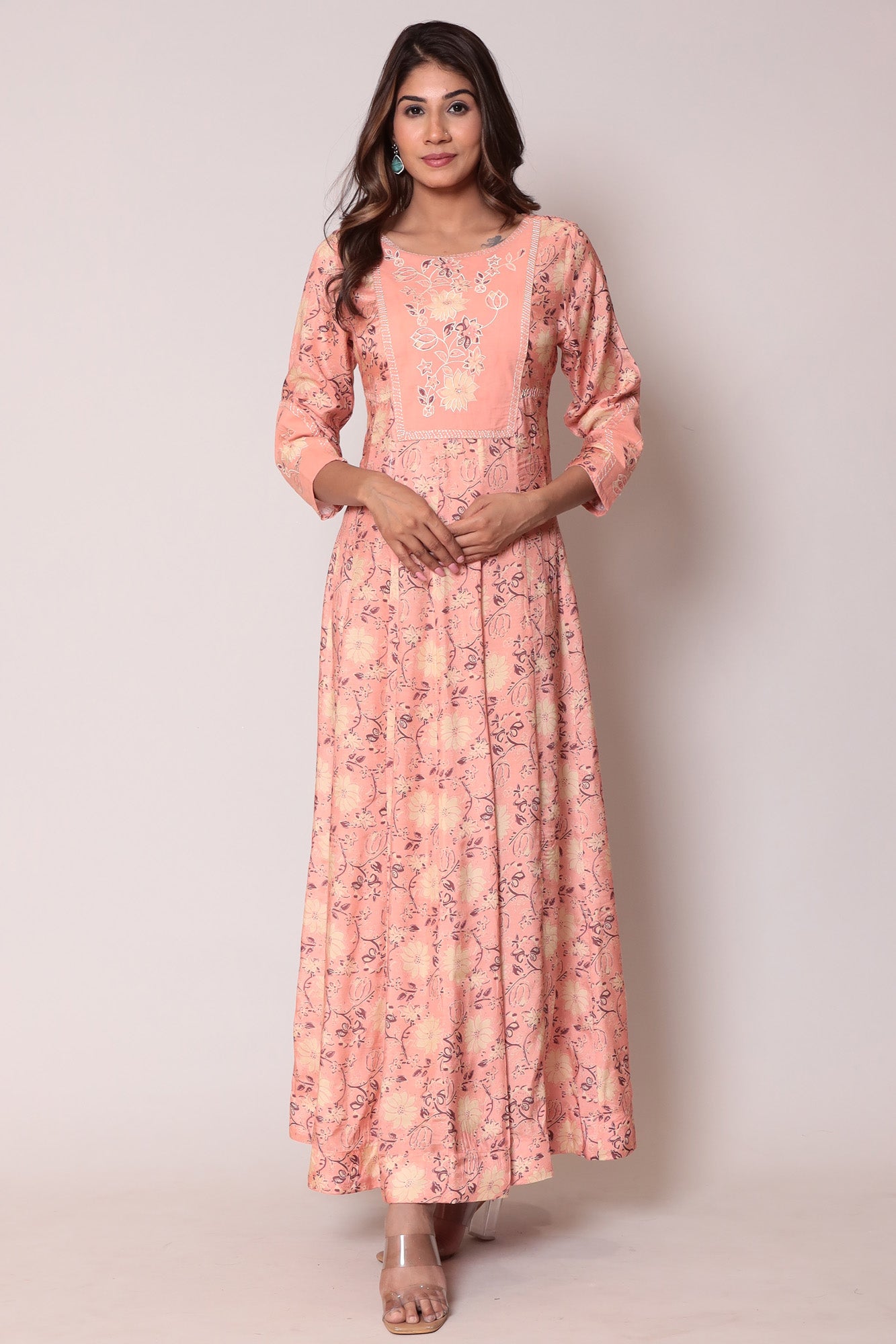 Printed Anarkali Kurta